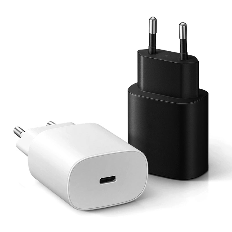 Black & White 25W GaN Charger for Samsung With EU,UK,US,AUS Plug — WECENT GaN and wireless charger manufacturer