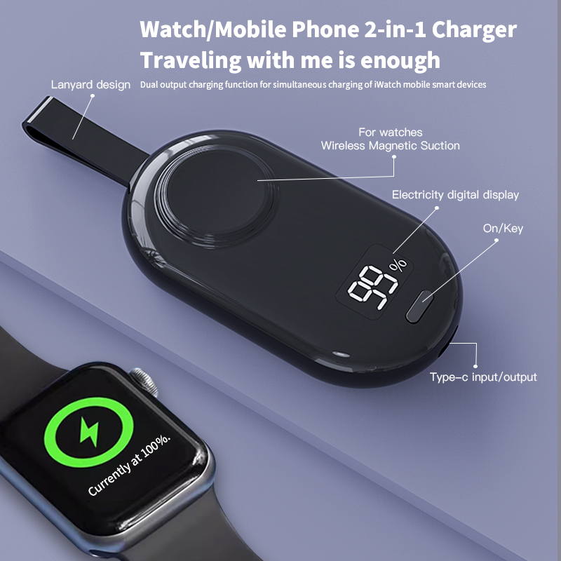 V5 Magnetic Wireless Charger For Smart Watch - Image 2