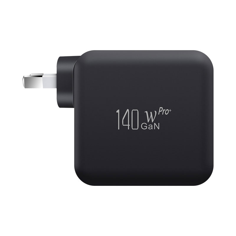 WEP-140-C 140W Black&White GaN Charger With EU,UK,US,AUS Plug — WECENT GaN and wireless charger manufacturer