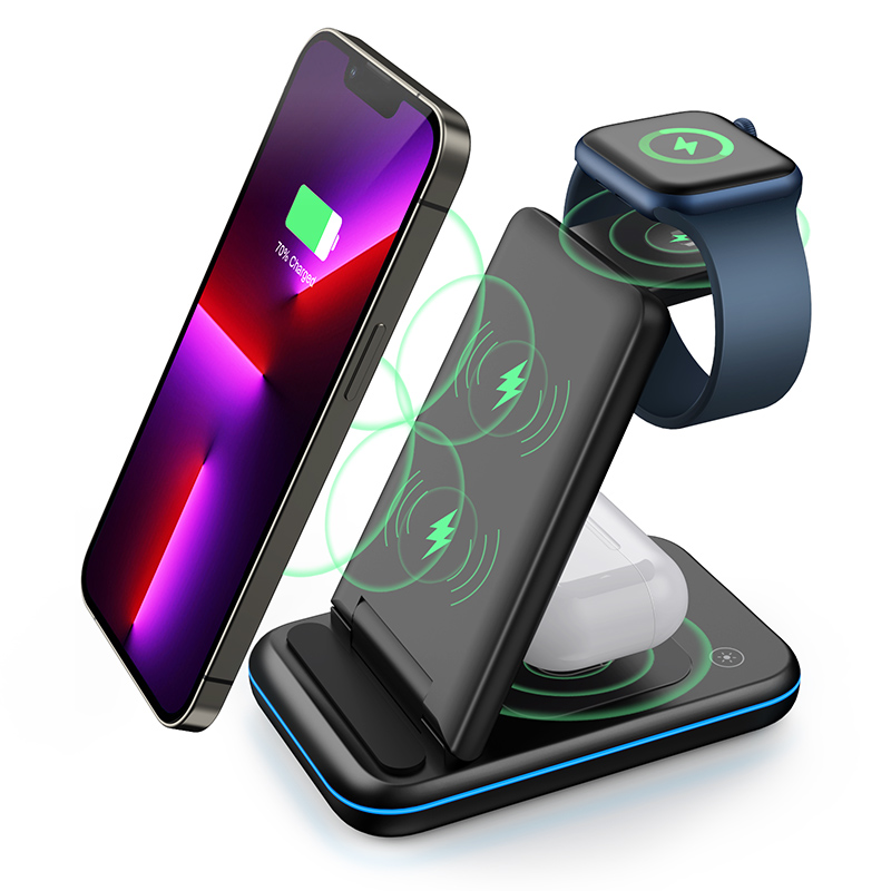 Z8A Foldable 3 in 1 Wireless Charger Suitable For Company Gifts - Image 2