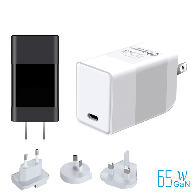 WEP-65-C 65W GaN Charger With EU,UK,US,AUS Plug