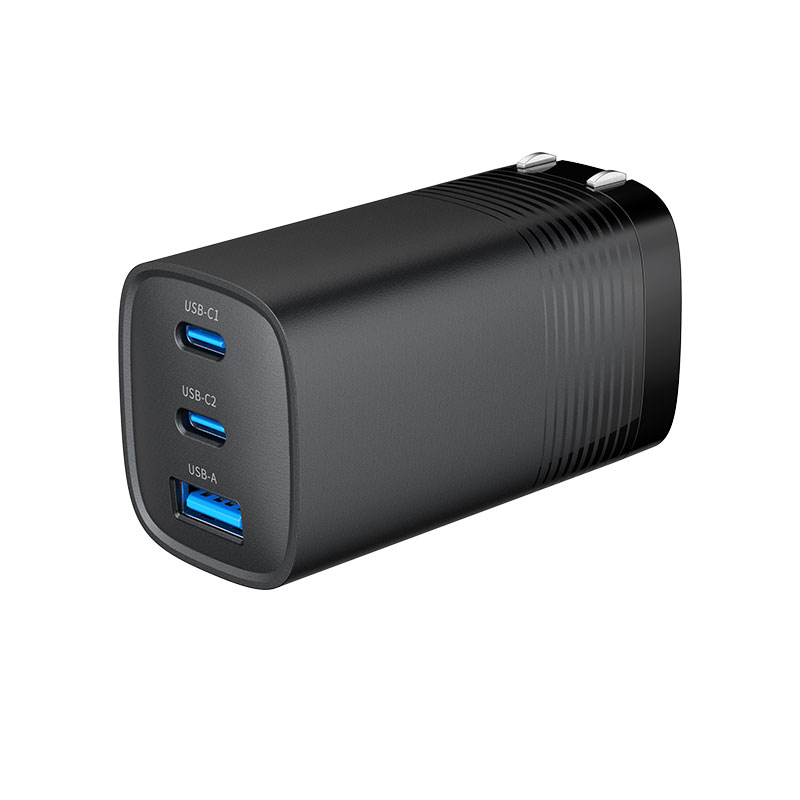 Custom WEG-65W-N Black & White 65W GaN Charger with EU,UK,US,AUS Plug - Image 4