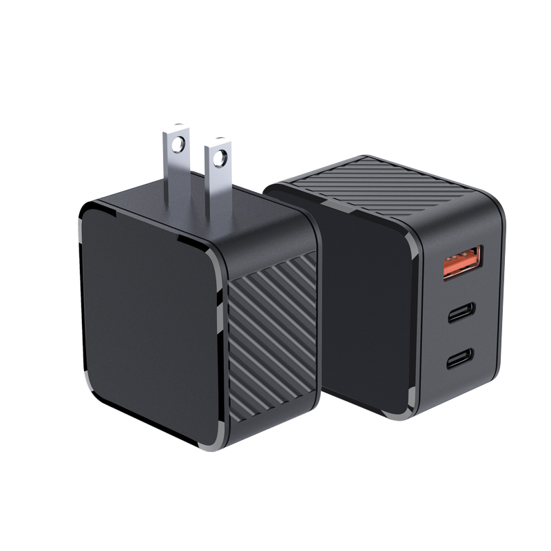 Custom 65W Black&White GaN Charger With EU,UK,US,AUS Plug - Image 2