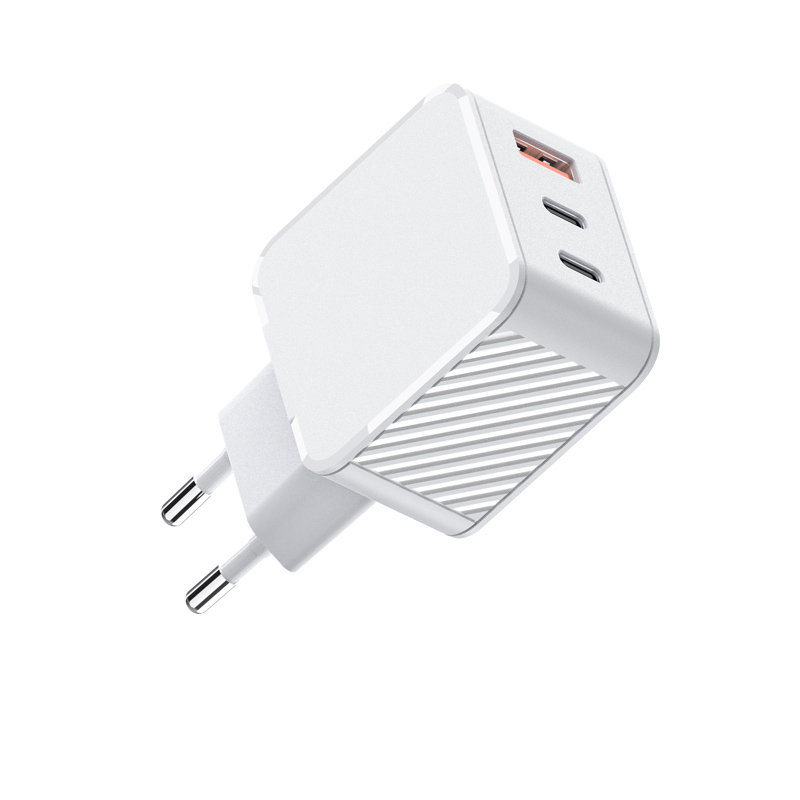 Custom 65W Black&White GaN Charger With EU,UK,US,AUS Plug - Image 3