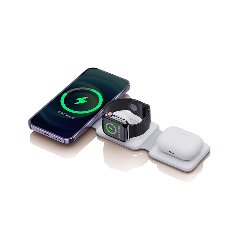 3 in1 15W Foldable Wireless Charger - Image 2