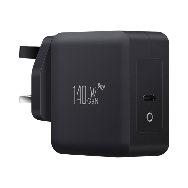 WEP-140-C 140W Black&White GaN Charger With EU,UK,US,AUS Plug — product detail view