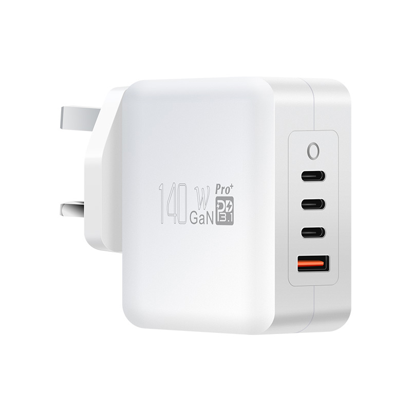 WEP-140-CCCA 140W Black & White EU,UK,US,AUS Standard GaNGaN Charger - Image 3